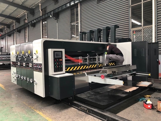 Colore automatico su ordinazione della stampatrice di Flexo quattro con la taglierina di dado