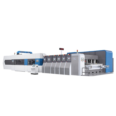 La cartella Gluer di Flexo del cartone lavora il cartone ondulato a macchina automatico che fa la pianta