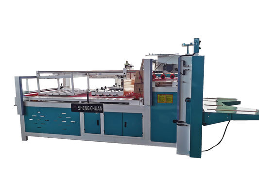 3 strati Semiauto hanno ondulato la macchina di Gluer della cartella del cartone per la scatola che incolla la piegatura