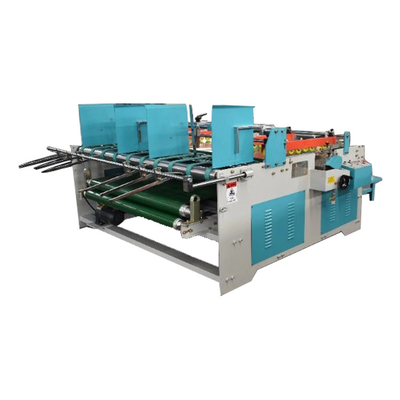 macchina ondulata di Gluer della cartella del cartone del manuale 3.2kw per l'incartonamento della carta dei pp