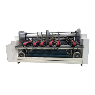 Macchina di incollaggio per cartone a doppio pezzo semiautomatico a fusione a caldo per cartone a cartone ondulato