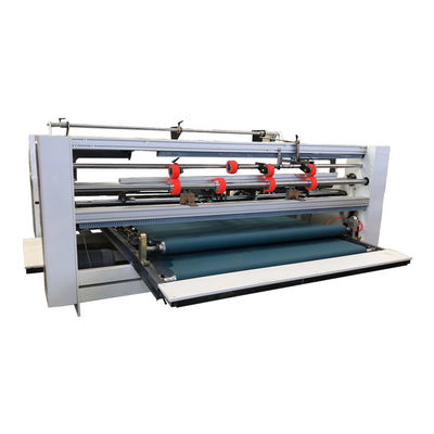 Macchina piega-incollatrice per cartone ondulato a doppio pezzo semiautomatica con pressatura pneumatica per piegatura e incollatura di cartone ondulato