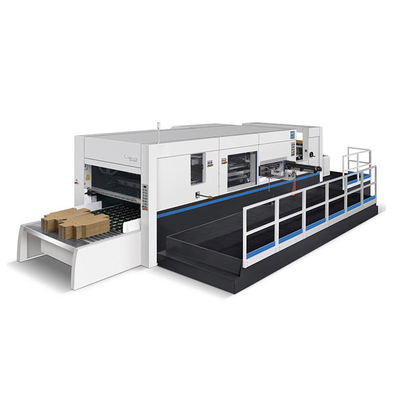 Il cartone a base piatta ondulato inscatola lo strato tagliante Fed Rotary Die Cutter della macchina
