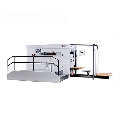 Macchina automatica per fustellatura di cartone ondulato a letto piano con capacità di 4500 pezzi/ora per cordonatura e fustellatura
