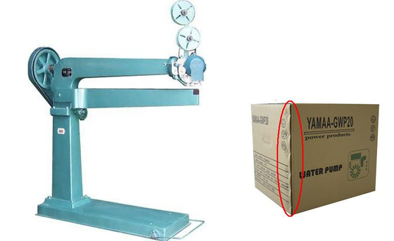 Macchina ondulata manuale della cucitrice meccanica del cartone del cartone della cucitrice