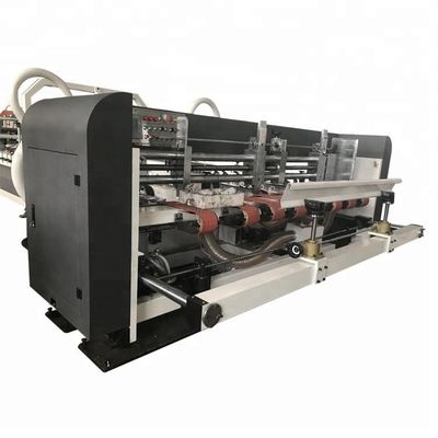 Macchina automatica piegatrice incollatrice per cartone ondulato ad alta velocità 220 fogli/min e regolazione della larghezza a microcomputer per piegatrice incollatrice di scatole di cartone