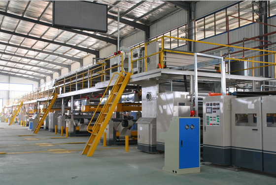 Linea di produzione ondulata del cartone del rullo di cinque strati 150m/Min ad alta velocità
