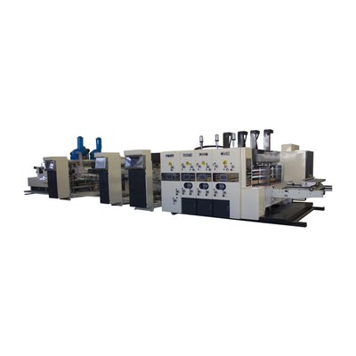 Cartella rotatoria ad alta velocità Gluer Slotter di Flexo in linea con la taglierina di dado