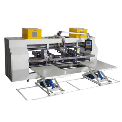 Servomotore di cucitura del doppio dell'attrezzatura della macchina del contenitore ondulato automatico di cartone dei semi