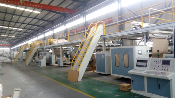 Linea di produzione doppia del cartone ondulato di 2200mm A flauto